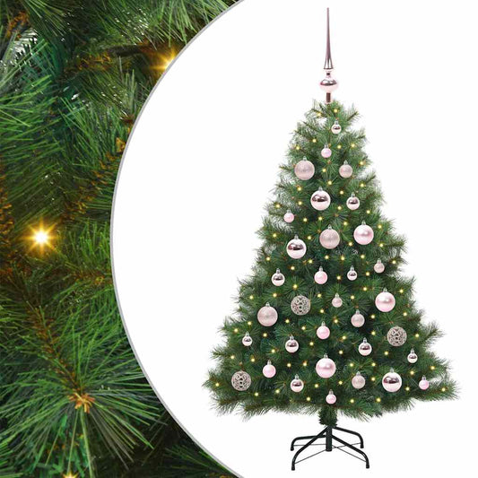 Artificial Christmas Tree with 150 LEDs Green 120 cm PE and PVC Artificial Christmas Tree with 150 LEDs Green 120 cm PE and PVC