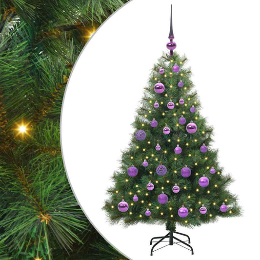 Artificial Christmas Tree with 150 LEDs Green 120 cm PE and PVC Artificial Christmas Tree with 150 LEDs Green 120 cm PE and PVC