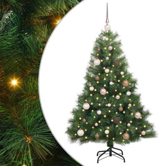 Artificial Christmas Tree with 150 LEDs Green 150 cm PE and PVC Artificial Christmas Tree with 150 LEDs Green 150 cm PE and PVC