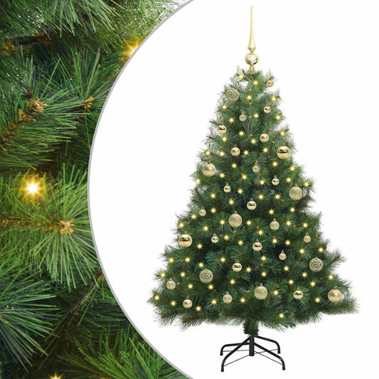 Artificial Christmas Tree with 150 LEDs Green 150 cm PE and PVC Artificial Christmas Tree with 150 LEDs Green 150 cm PE and PVC