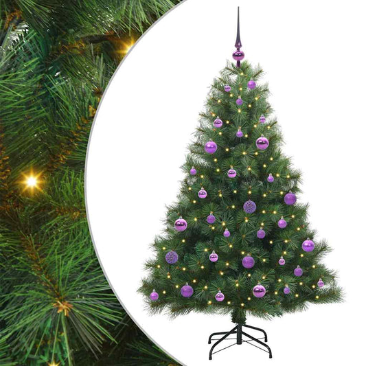 Artificial Christmas Tree with 150 LEDs Green 150 cm PE and PVC Artificial Christmas Tree with 150 LEDs Green 150 cm PE and PVC
