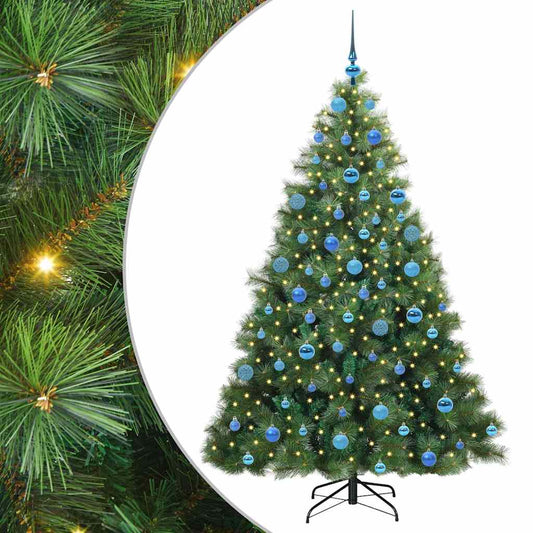 Artificial Christmas Tree with 300 LEDs Green 180 cm PE and PVC Artificial Christmas Tree with 300 LEDs Green 180 cm PE and PVC