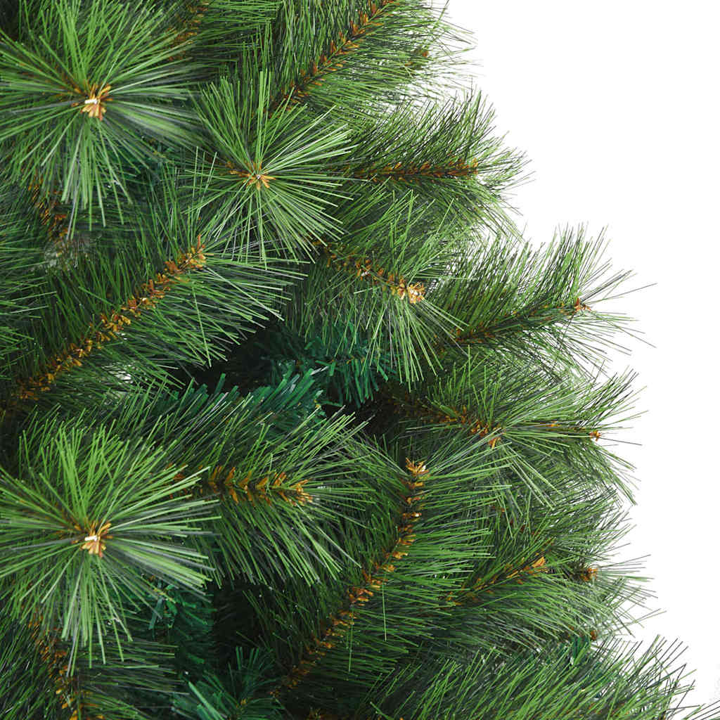 Artificial Christmas Tree with 300 LEDs Green 210 cm PE and PVC