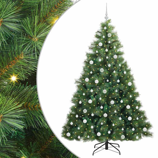 Artificial Christmas Tree with 300 LEDs Green 210 cm PE and PVC Artificial Christmas Tree with 300 LEDs Green 210 cm PE and PVC
