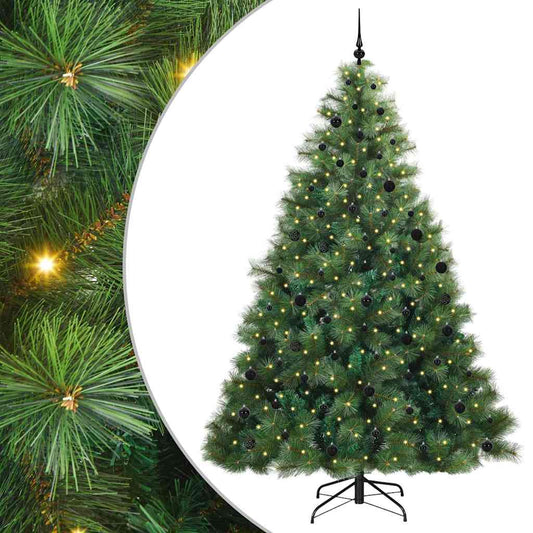 Artificial Christmas Tree with 300 LEDs Green 240 cm PE and PVC Artificial Christmas Tree with 300 LEDs Green 240 cm PE and PVC