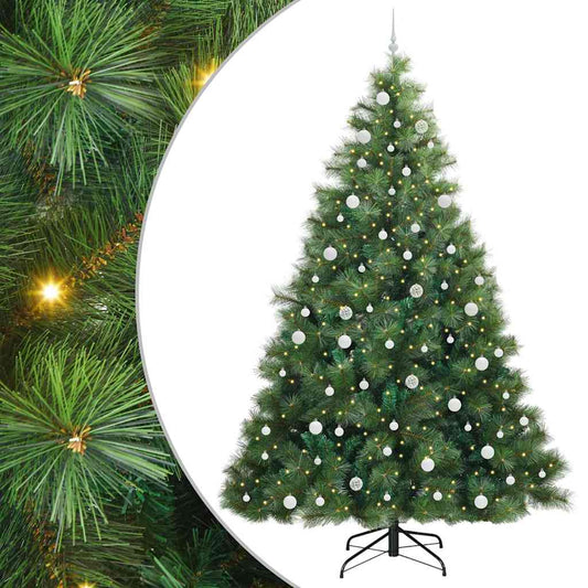 Artificial Christmas Tree with 300 LEDs Green 240 cm PE and PVC Artificial Christmas Tree with 300 LEDs Green 240 cm PE and PVC