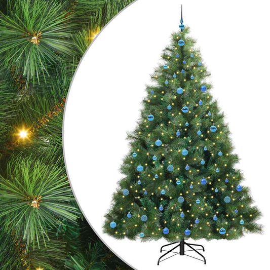 Artificial Christmas Tree with 300 LEDs Green 240 cm PE and PVC Artificial Christmas Tree with 300 LEDs Green 240 cm PE and PVC