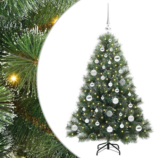Artificial Christmas Tree with 150 LEDs Green 120 cm PE and PVC Artificial Christmas Tree with 150 LEDs Green 120 cm PE and PVC