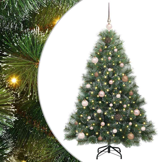 Artificial Christmas Tree with 150 LEDs Green 150 cm PE and PVC Artificial Christmas Tree with 150 LEDs Green 150 cm PE and PVC