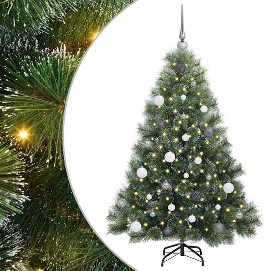 Artificial Christmas Tree with 150 LEDs Green 150 cm PE and PVC Artificial Christmas Tree with 150 LEDs Green 150 cm PE and PVC