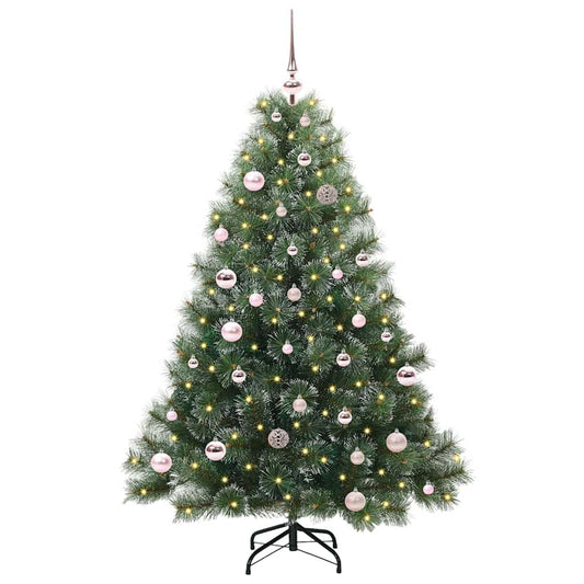 Artificial Christmas Tree with 150 LEDs Green 150 cm PE and PVC Artificial Christmas Tree with 150 LEDs Green 150 cm PE and PVC