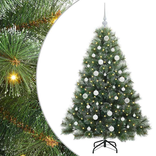 Artificial Christmas Tree with 150 LEDs Green 150 cm PE and PVC Artificial Christmas Tree with 150 LEDs Green 150 cm PE and PVC