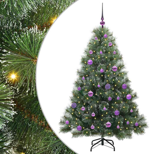 Artificial Christmas Tree with 150 LEDs Green 150 cm PE and PVC Artificial Christmas Tree with 150 LEDs Green 150 cm PE and PVC