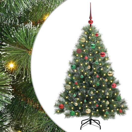 Artificial Christmas Tree with 150 LEDs Green 150 cm PE and PVC Artificial Christmas Tree with 150 LEDs Green 150 cm PE and PVC