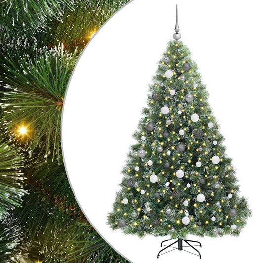 Artificial Christmas Tree with 300 LEDs Green 180 cm PE and PVC Artificial Christmas Tree with 300 LEDs Green 180 cm PE and PVC