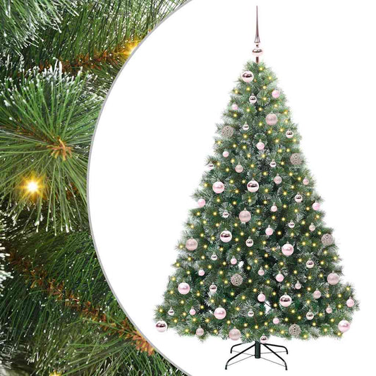 Artificial Christmas Tree with 300 LEDs Green 180 cm PE and PVC Artificial Christmas Tree with 300 LEDs Green 180 cm PE and PVC