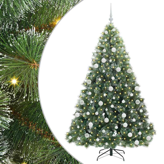 Artificial Christmas Tree with 300 LEDs Green 180 cm PE and PVC Artificial Christmas Tree with 300 LEDs Green 180 cm PE and PVC