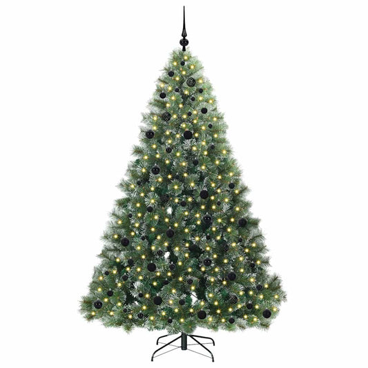 Artificial Christmas Tree with 300 LEDs Green 210 cm PE and PVC Artificial Christmas Tree with 300 LEDs Green 210 cm PE and PVC