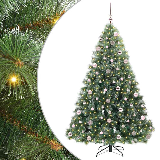 Artificial Christmas Tree with 300 LEDs Green 210 cm PE and PVC Artificial Christmas Tree with 300 LEDs Green 210 cm PE and PVC