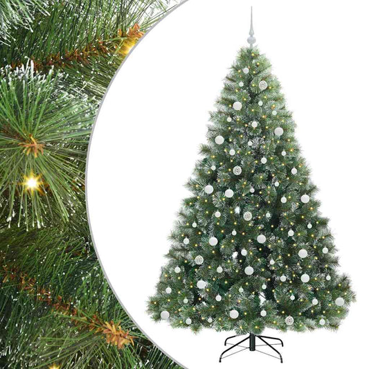 Artificial Christmas Tree with 300 LEDs Green 210 cm PE and PVC Artificial Christmas Tree with 300 LEDs Green 210 cm PE and PVC