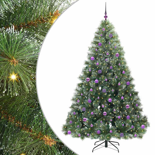 Artificial Christmas Tree with 300 LEDs Green 210 cm PE and PVC Artificial Christmas Tree with 300 LEDs Green 210 cm PE and PVC