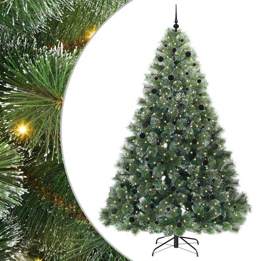 Artificial Christmas Tree with 300 LEDs Green 240 cm PE and PVC Artificial Christmas Tree with 300 LEDs Green 240 cm PE and PVC