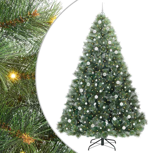 Artificial Christmas Tree with 300 LEDs Green 240 cm PE and PVC Artificial Christmas Tree with 300 LEDs Green 240 cm PE and PVC
