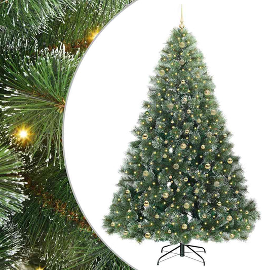 Artificial Christmas Tree with 300 LEDs Green 240 cm PE and PVC Artificial Christmas Tree with 300 LEDs Green 240 cm PE and PVC