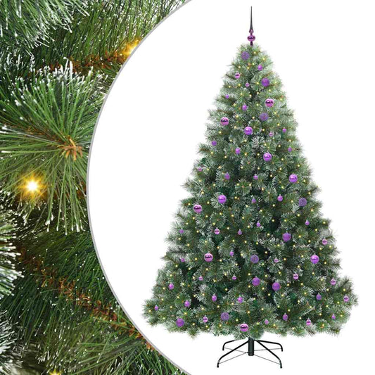 Artificial Christmas Tree with 300 LEDs Green 240 cm PE and PVC Artificial Christmas Tree with 300 LEDs Green 240 cm PE and PVC