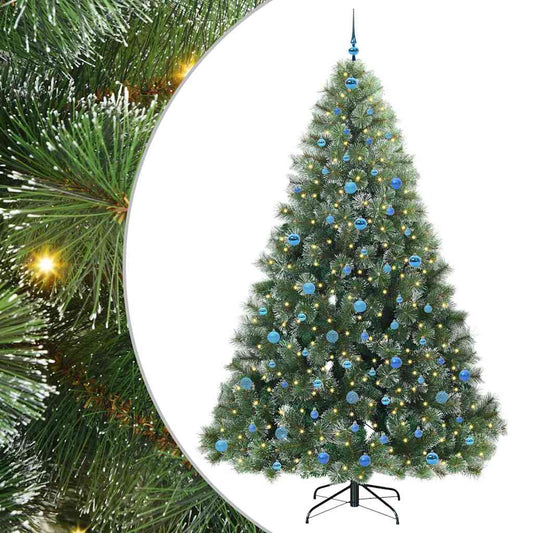 Artificial Christmas Tree with 300 LEDs Green 240 cm PE and PVC Artificial Christmas Tree with 300 LEDs Green 240 cm PE and PVC