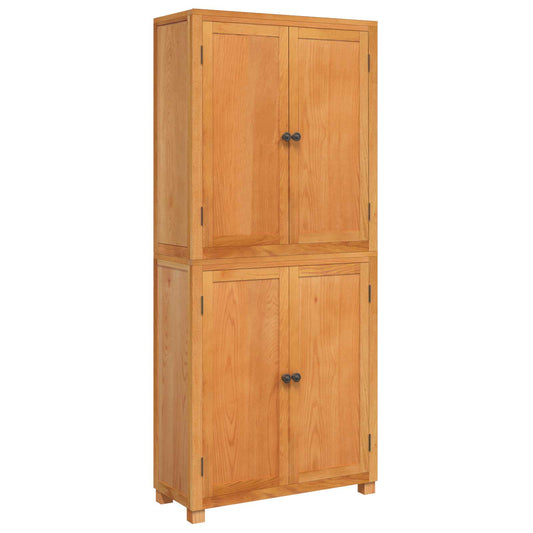 Storage Furniture Set with Shelf 2 pcs Natural 80 x 35 x 185 cm Storage Furniture Set with Shelf 2 pcs Natural 80 x 35 x 185 cm