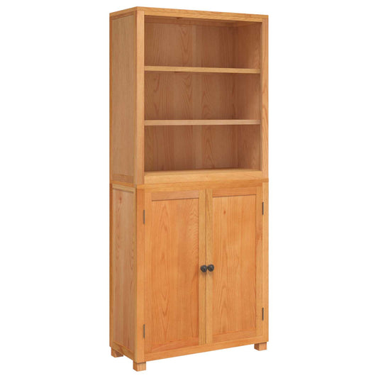Storage Furniture Set with Shelf 2 pcs Natural 80 x 35 x 185 cm Storage Furniture Set with Shelf 2 pcs Natural 80 x 35 x 185 cm
