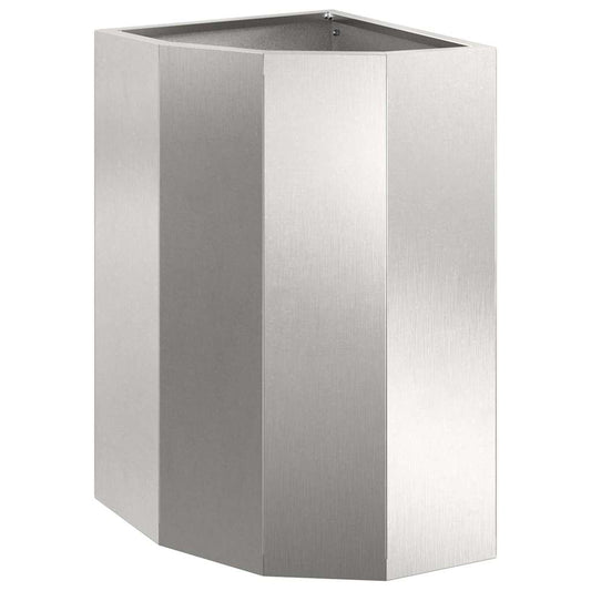 Corner Planter Silver 30 x 30 x 50 cm Stainless steel Corner Planter Silver 30 x 30 x 50 cm Stainless steel