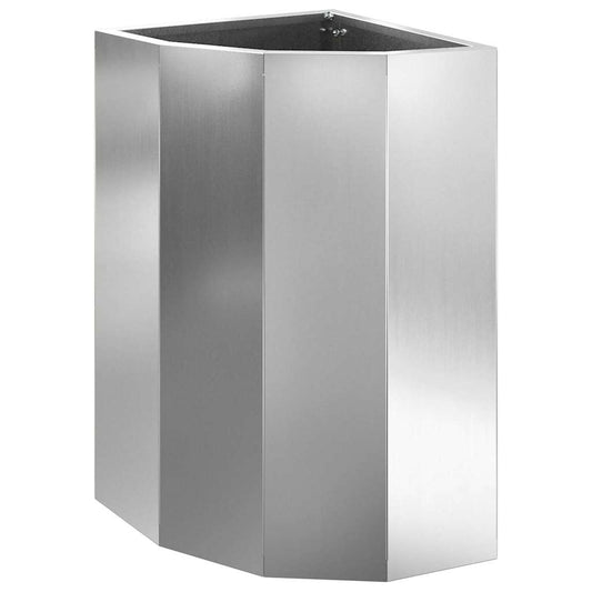 Corner Planter Silver 30 x 30 x 50 cm Galvanised steel Corner Planter Silver 30 x 30 x 50 cm Galvanised steel