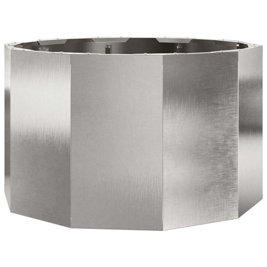 Planter Silver 60 x 60 x 35 cm Stainless Steel Planter Silver 60 x 60 x 35 cm Stainless Steel