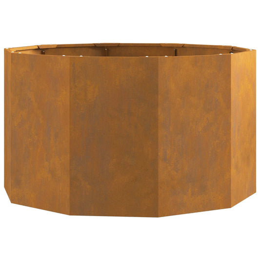 Planter Rusty 90 x 90 x 50 cm Weathering Steel Planter Rusty 90 x 90 x 50 cm Weathering Steel
