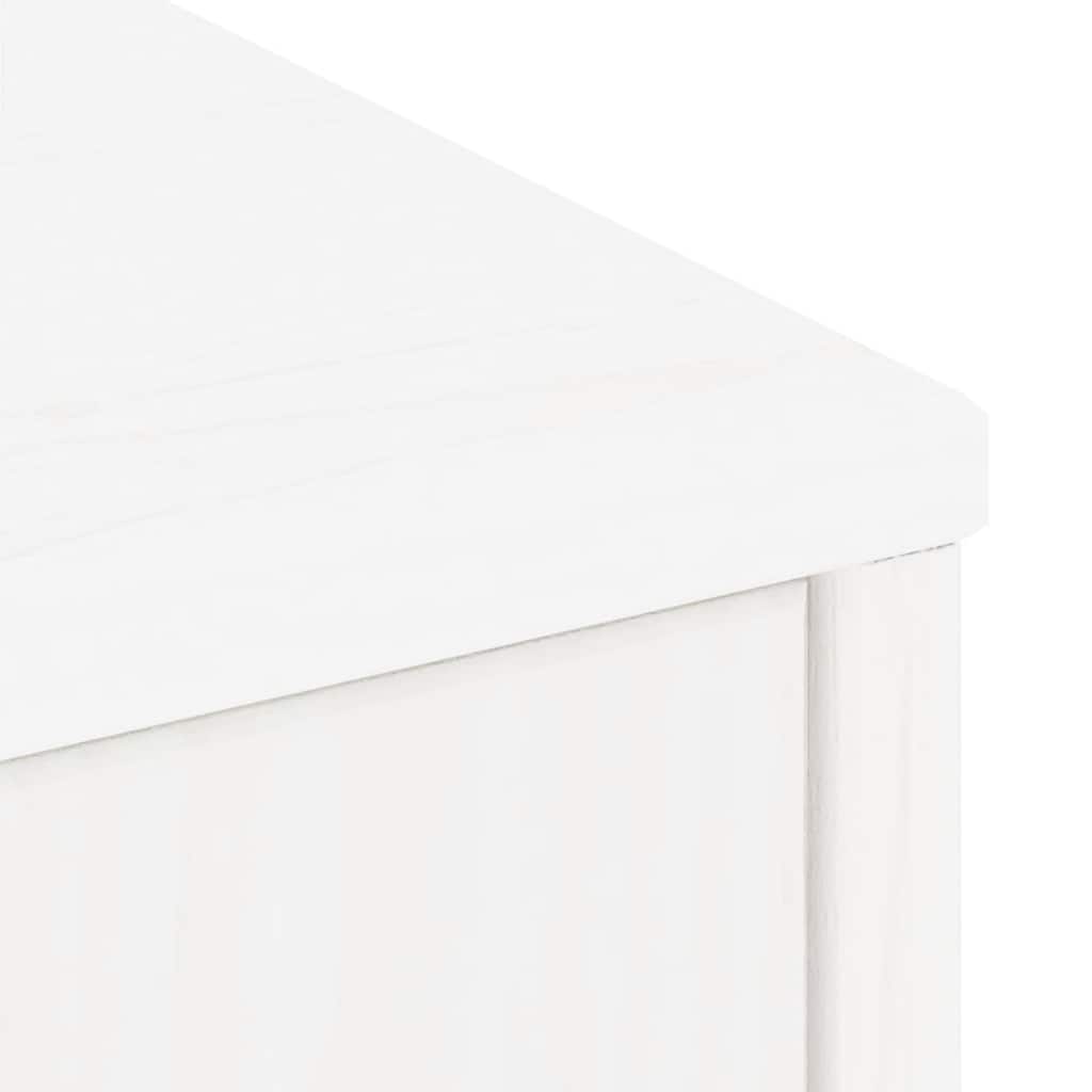 Side Cabinets 5 pcs "ODDA" White 40x24x79 cm Solid Wood Pine