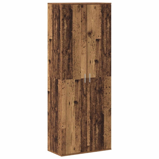 Highboard 70 x 33.5 x 180 cm Engineered Wood Old Wood Highboard 70 x 33.5 x 180 cm Engineered Wood Old Wood