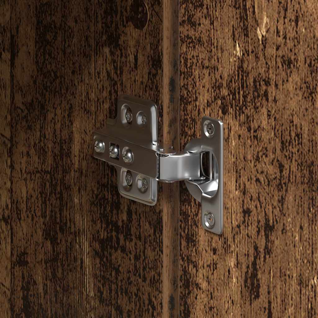 Highboard 60 x 35 x 180 cm Engineered Wood Old Wood