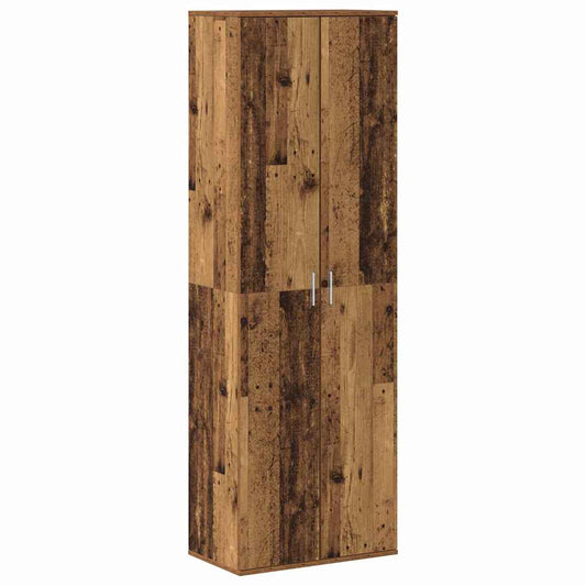 Highboard 60 x 35 x 180 cm Engineered Wood Old Wood Highboard 60 x 35 x 180 cm Engineered Wood Old Wood