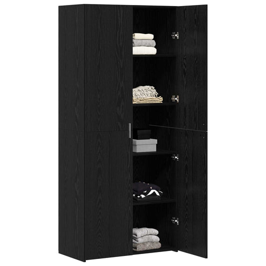 Highboard Black Oak 80 x 42 x 185 cm Highboard Black Oak 80 x 42 x 185 cm