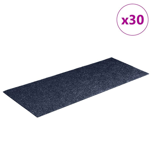 Stair Mats Self-adhesive 30 pcs 60x25 cm Grey Blue Rectangular Stair Mats Self-adhesive 30 pcs 60x25 cm Grey Blue Rectangular