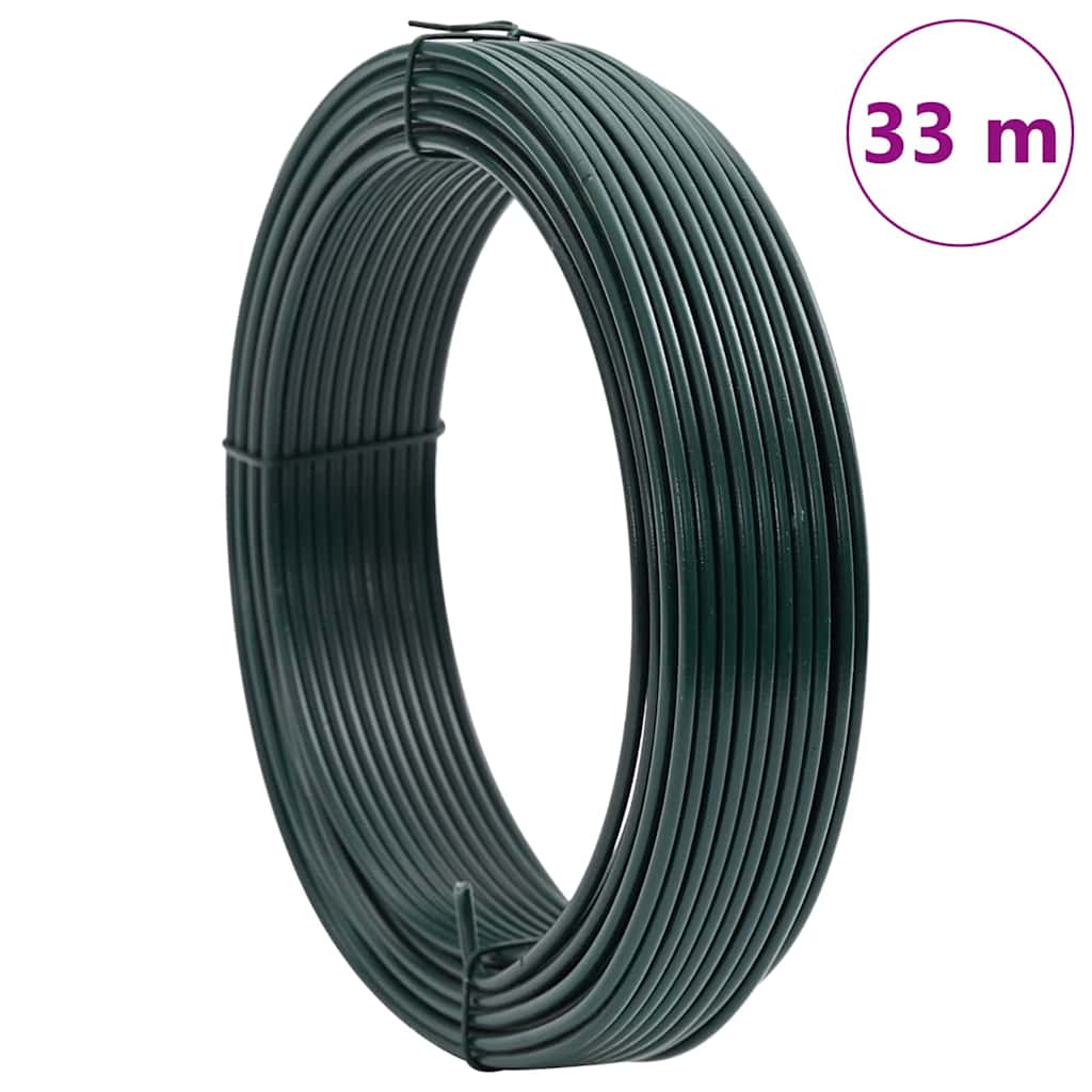 Fence Binding Wire Green 33 m PVC