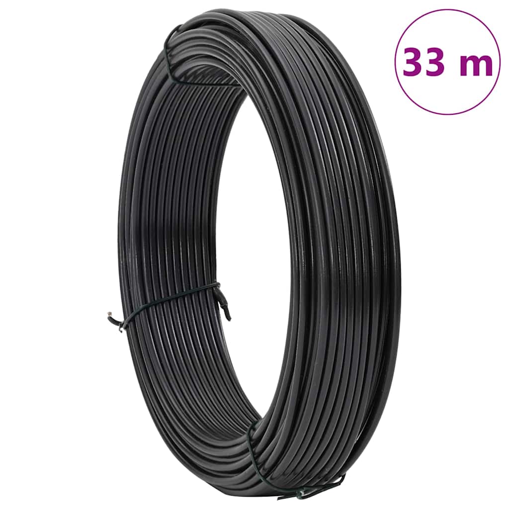 Fence Binding Wire Anthracite 33 m PVC
