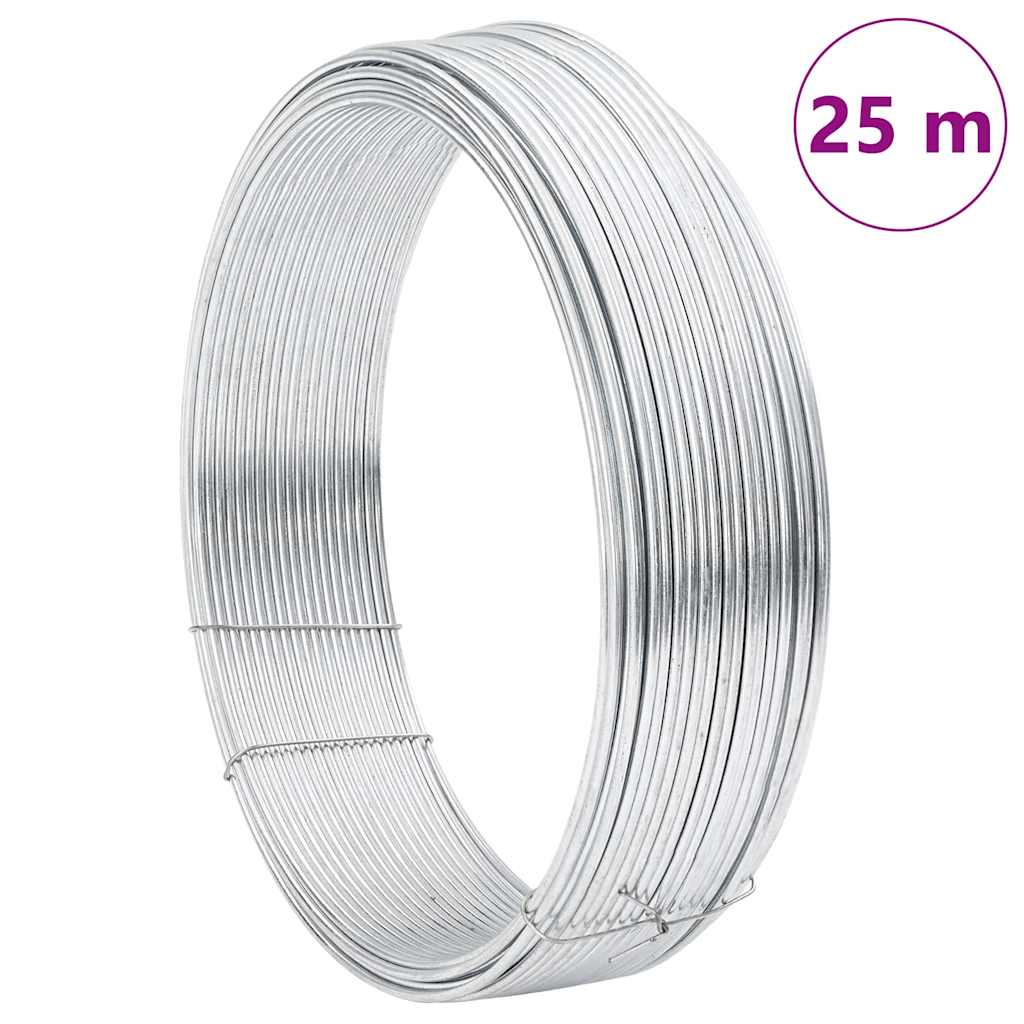 Fence Binding Wire Silver 25 m Hot dip galvanized wire