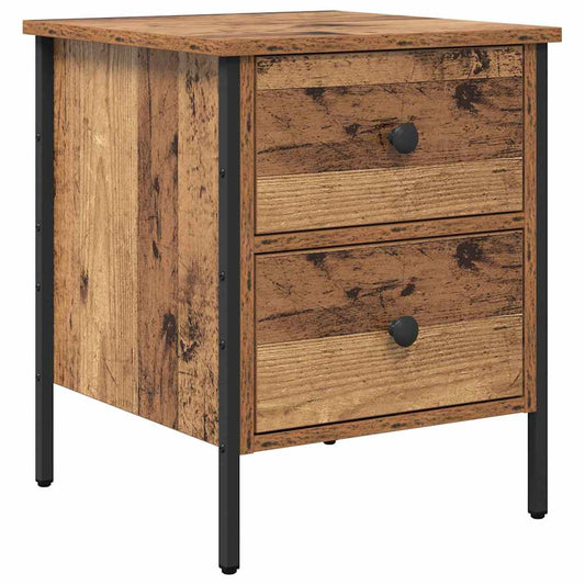 Bedside Cabinet with Drawer Old wood 40 x 42 x 50 cm Bedside Cabinet with Drawer Old wood 40 x 42 x 50 cm