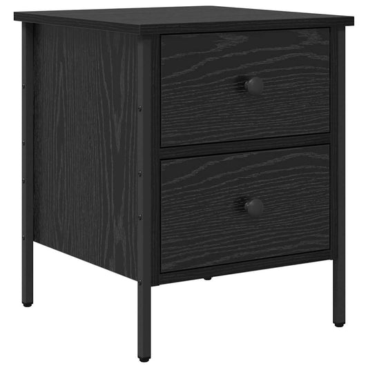 Bedside Cabinet with Drawer Black oak 40 x 42 x 50 cm Bedside Cabinet with Drawer Black oak 40 x 42 x 50 cm