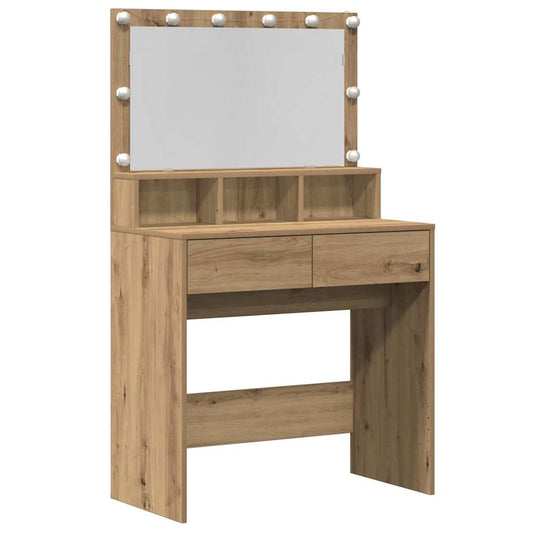 Dressing Table Artisan Oak 80 x 41 x 134.5 cm Engineered Wood Dressing Table Artisan Oak 80 x 41 x 134.5 cm Engineered Wood