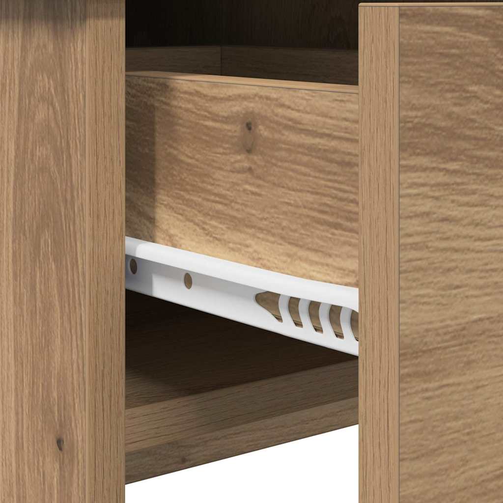 Cosmetic Table with Drawer Artisan Oak 100 x 45 x76 cm