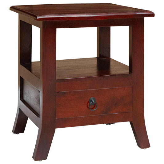 Bedside Cabinet Brown 40 x 40 x 45,5 cm Solid Mahogany Wood Bedside Cabinet Brown 40 x 40 x 45,5 cm Solid Mahogany Wood